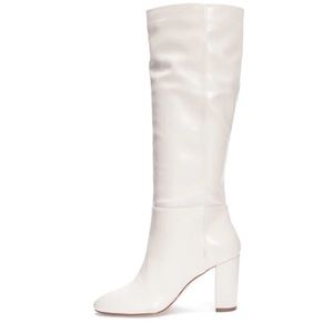 Knee High Boots in Ecru by Chinese Laundry